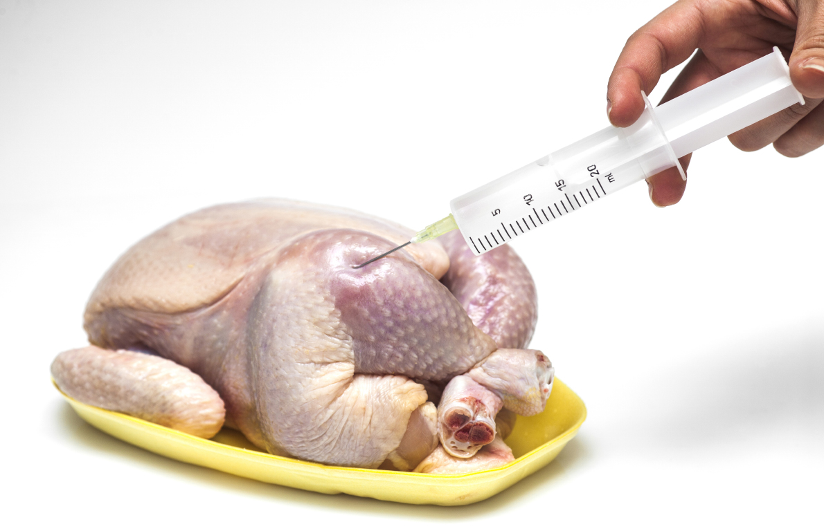 The Chickens Are Injected With a Saline Solution from 15 Secrets of the